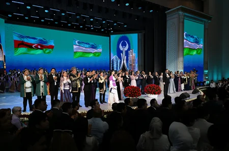 Daşkənddə Azərbaycan və Özbəkistan incəsənət ustalarının birgə qala konserti olub