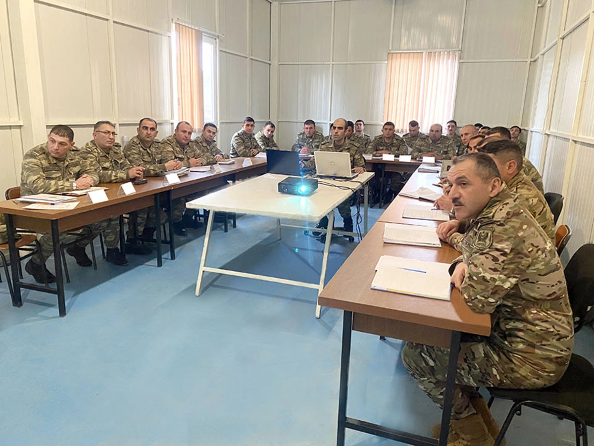 Command-Staff Exercises held in Azerbaijan Army formation