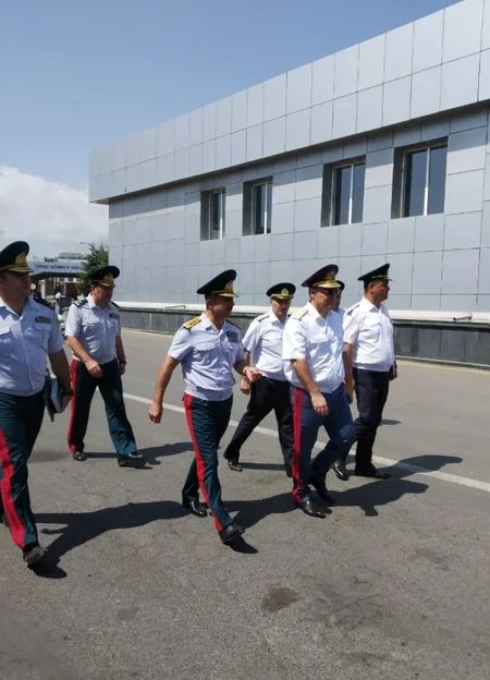 Generallar Astara dövlət sərhədindən buraxılış məntəqəsini yoxlayıblar