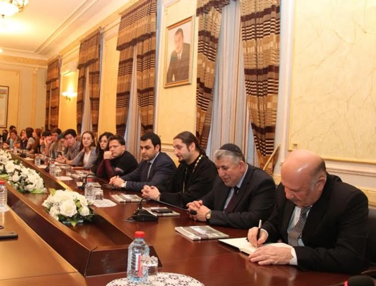 Dövlət Komitəsinin sədri ABŞ-da təhsil alan yəhudi tələbələrlə görüşüb