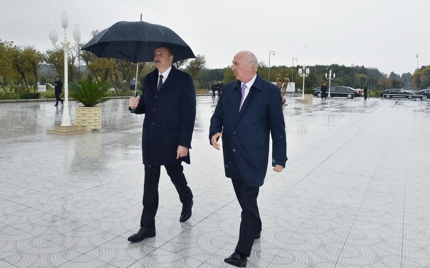 President Ilham Aliyev viewed conditions created at newly built part of Sumgait Boulevard Complex