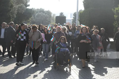 Bakıda “Gücümüz cəsarətimizdədir!” adlı yürüşün açılış mərasimi olub - YENİLƏNİB