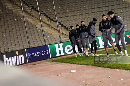 Qarabağ Gentlə oyun öncəsi son məşqə çıxıb