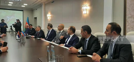 Serbiyanın Novi Pazar şəhər merinin rəhbərlik etdiyi nümayəndə heyəti Şuşada səfərdədir