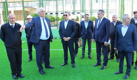 “Azneft”in rəhbərliyi Neft Daşlarına səfər edib