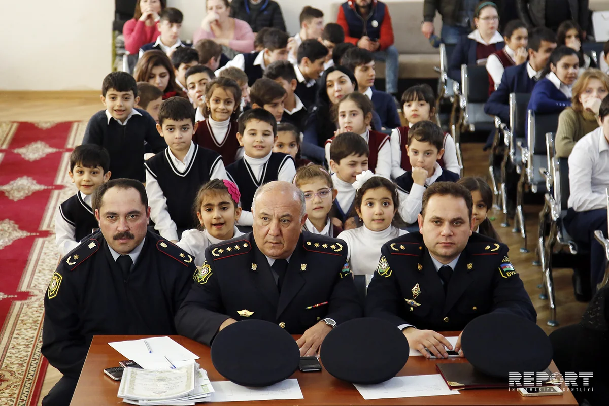 Bakıda məktəblilər arasında Yol hərəkəti qaydaları və mən mövzusunda keçirilən yarışa yekun vurulub - FOTO - VİDEO