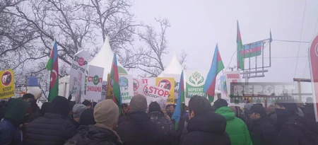 Protest on Khankandi-Lachin road continues