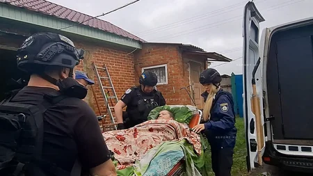 Mass evacuation from villages of Ukraine's Sumy region bordering Kursk - PHOTOS