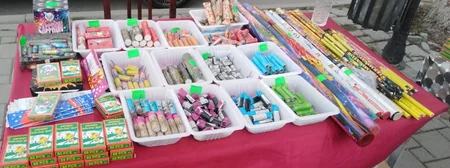 В Исмаиллы оштрафовали продавцов пиротехники