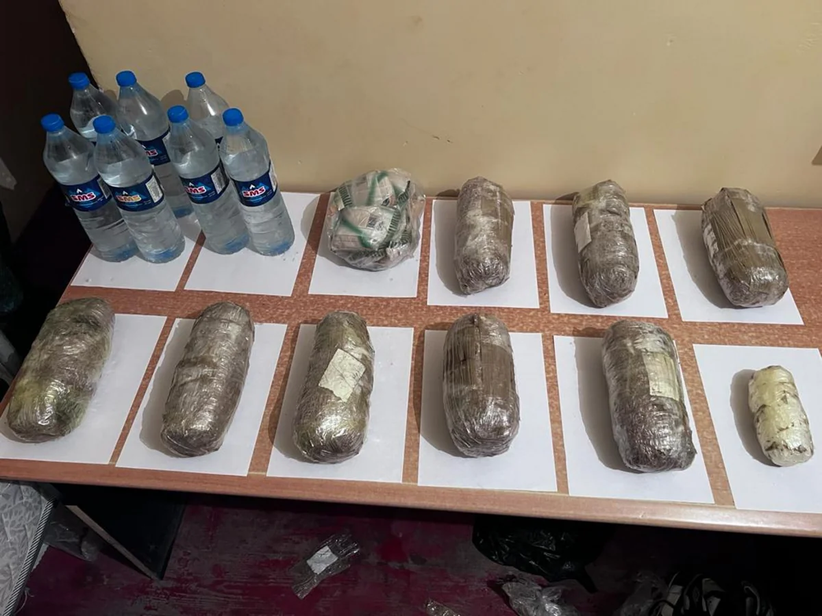 İran-Azərbaycan sərhədində 5 kiloqrama yaxın narkotik tapılıb