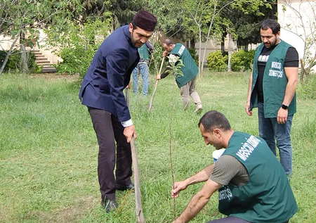 Dini komitə ibadət yerlərində ağacəkmə aksiyası keçirib