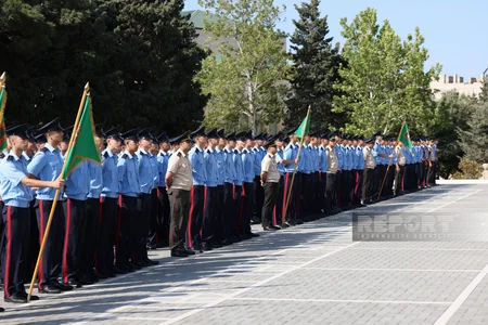 Cəmşid Naxçıvanski adına Hərbi Liseydə buraxılış gününə həsr olunan mərasim keçirilib