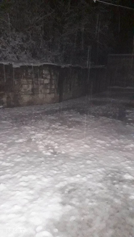 Quba rayonuna 16 sm. hündürlüyündə qar yağıb - FOTO