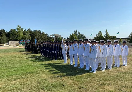 Ali Hərbi Məktəbdə növbəti buraxılış mərasimi keçirilib