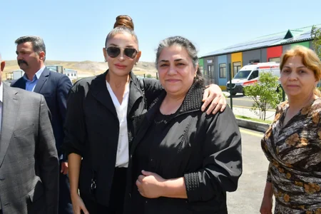 Prezident və birinci xanım Zəngilanda “Ağıllı kənd”in açılışını ediblər