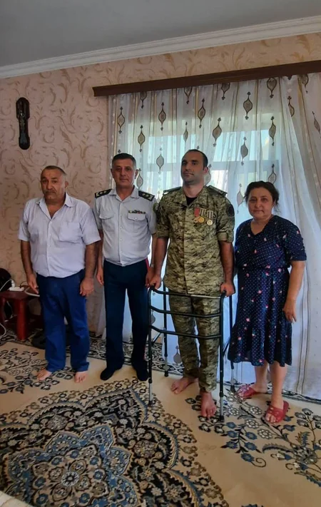 DSX rəhbərliyi şəhid sərhədçilərin ailələrinə və Vətən müharibəsi qazilərinə baş çəkib