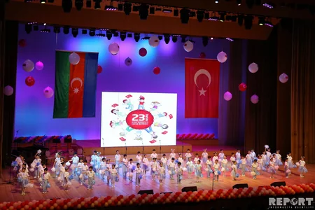 Bakıda Türkiyənin Milli Suverenlik və Uşaq Bayramı ilə əlaqədar tədbir keçirilib