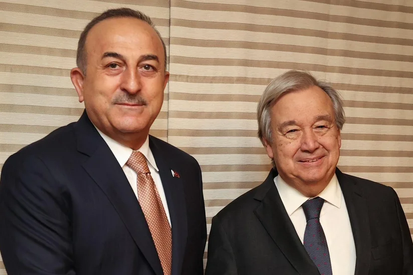 Çavuşoğlu BMT-nin Baş katibi ilə görüşüb