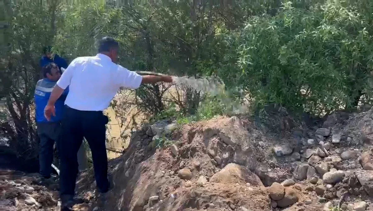 Laçın-Xankəndi yolunun başlanğıcındakı sərhəd-buraxılış məntəqəsinə su verilib