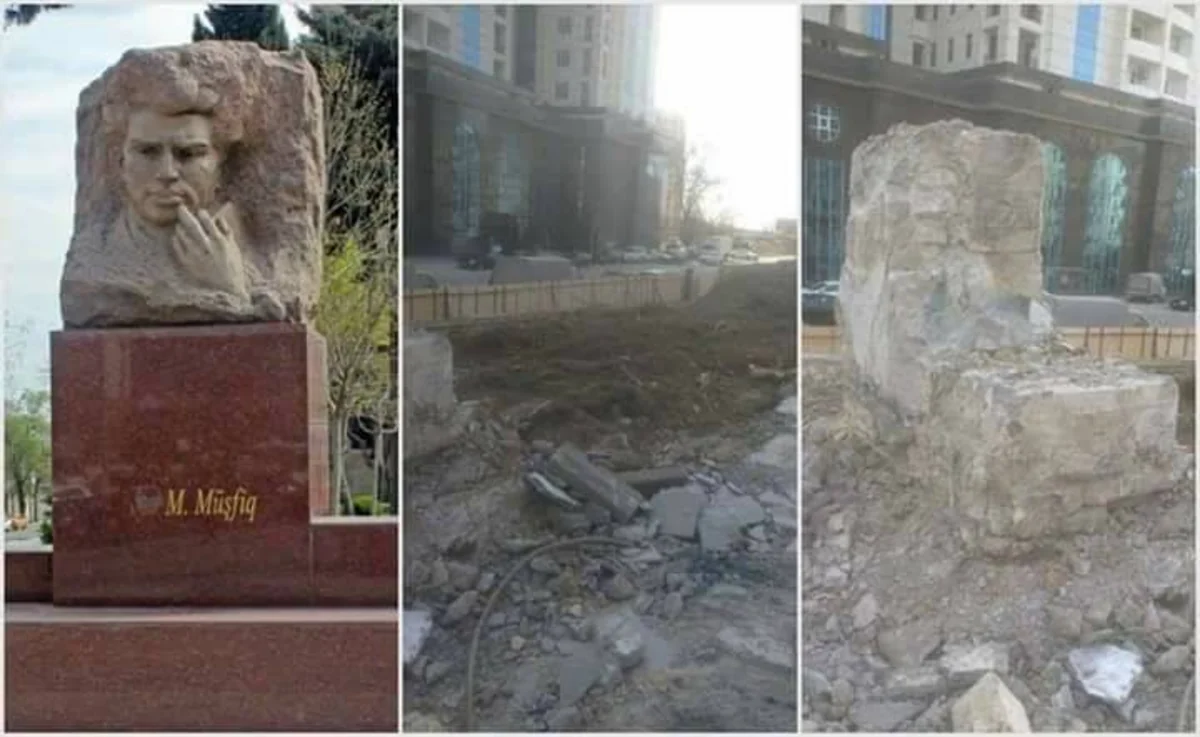 Nazirlik: Əbülfəs Qarayev Mikayıl Müşfiqin abidəsinin götürülməsi xəbərini eşidəndə çox pis oldu