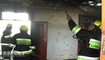 ​İmişli rayonunda 6 otaqlı ev yanıb - FOTO