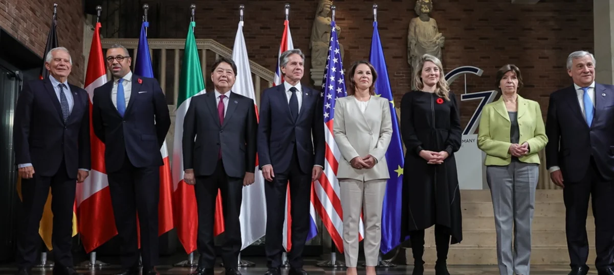 Главы МИД G7 призвали к мирному решению проблемы Тайваня