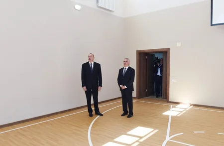 President Ilham Aliyev inaugurated secondary school 6 in Garakhanbayli administrative district, Nakhchivan