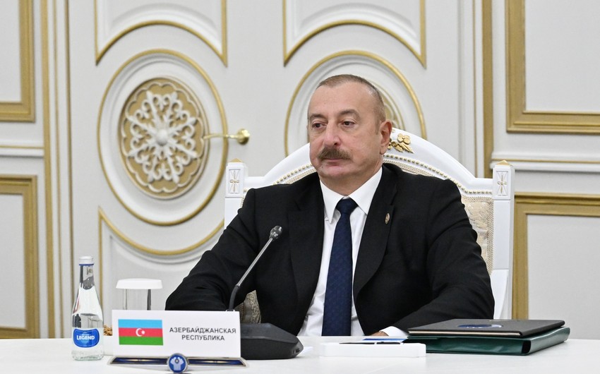 President Ilham Aliyev thanks his colleagues for supporting Azerbaijan's candidacy to host CIS Games in 2025