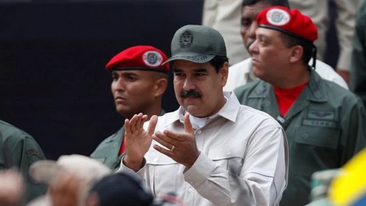 Venezuelan president points to failed assassination attempt at Caracas rally