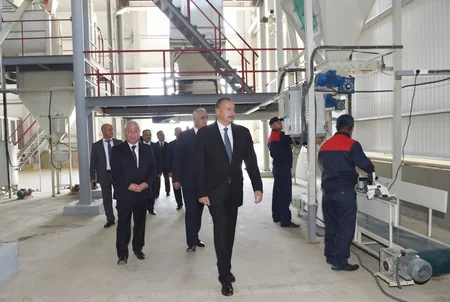 President Ilham Aliyev inaugurated Yalama Agropark