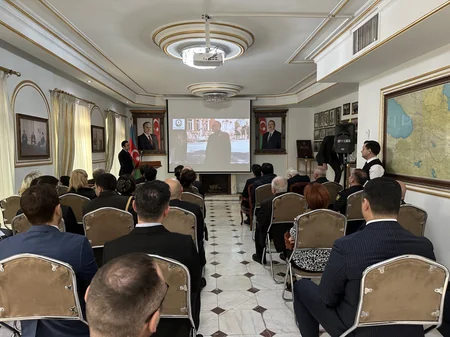 Tehranda Heydər Əliyevin anım mərasimi keçirilib