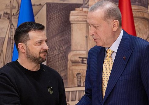 Ərdoğan Zelenski görüşü başlayıb