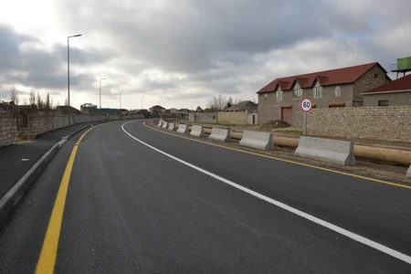 Mərdəkan-Qala avtomobil yolunun tikintisi yekunlaşıb