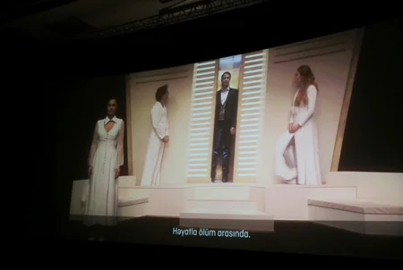 Leyla Aliyeva attends presentation of 'Light shining through the window' documentary