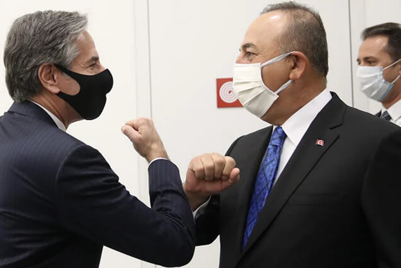 Mövlud Çavuşoğlu ilə ABŞ-ın dövlət katibi ilə görüşüb