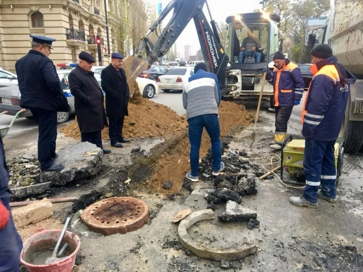Bakının mərkəzində nəqliyyatın hərəkəti məhdudlaşdırılıb