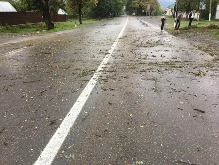 Sel suları Qəbələdə yol infrastrukturuna ziyan vurub
