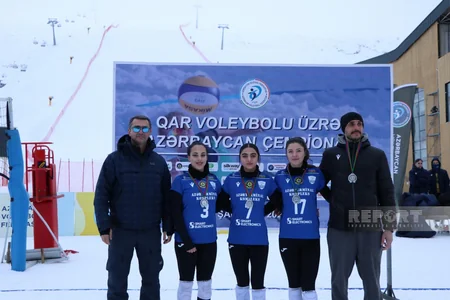 Qar voleybolu üzrə Azərbaycan çempionatının mükafatçıları bəlli olub