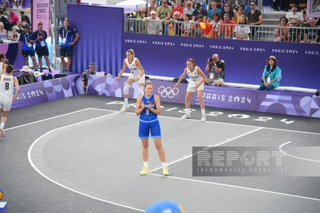 Paris-2024: Azərbaycanın qadınlardan ibarət 3x3 basketbol millisi növbəti görüşünə çıxıb - YENİLƏNİB - 2