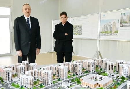 Prezident İlham Əliyev və birinci xanım Mehriban Əliyeva MİDA-nın Yasamal yaşayış kompleksinin açılışında iştirak ediblər - YENİLƏNİB