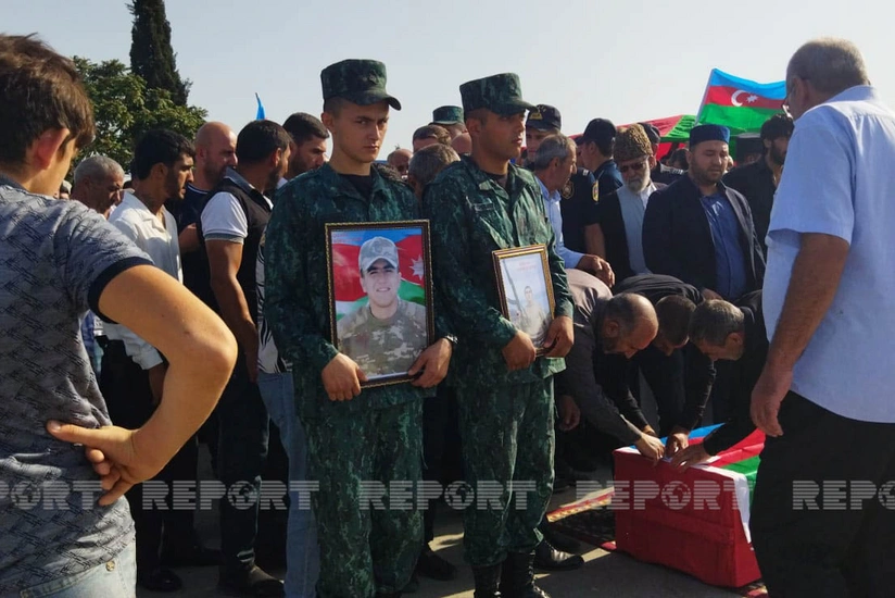 Şəhid Rəfael Fətullayev Neftçalada dəfn edilib