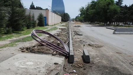 Bakıda daha bir yolun təmiri başa çatır