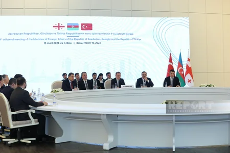 Azərbaycan, Gürcüstan və Türkiyə XİN başçılarının müzakirə etdikləri məsələlər açıqlanıb - YENİLƏNİB-3