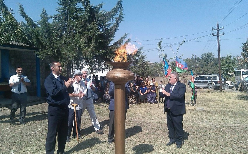 Ağsu rayonunun Nuran kəndinə təbii qaz verilib