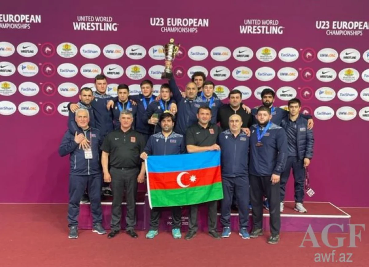 Сборная Азербайджана по вольной борьбе стала чемпионом Европы (ФОТО)