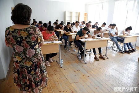 Bakıda imtahan həyəcanı - FOTOREPORTAJ - VİDEO