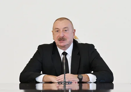 President Ilham Aliyev receives Azerbaijani athletes who won medals at Paris Summer Olympic Games and their coaches - UPDATED