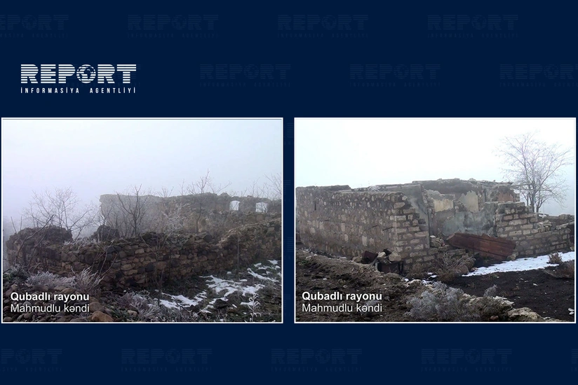 Footage from Mahmudlu village of Gubadli region