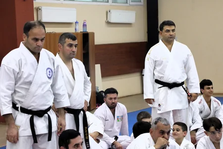 Məşhur karate ustasının rəhbərliyi ilə Bakıda seminar keçirilib