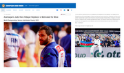 Avropa Cüdo Birliyi Olimpiya və dünya çempionu Hidayət Heydərovla bağlı yazı dərc edib
